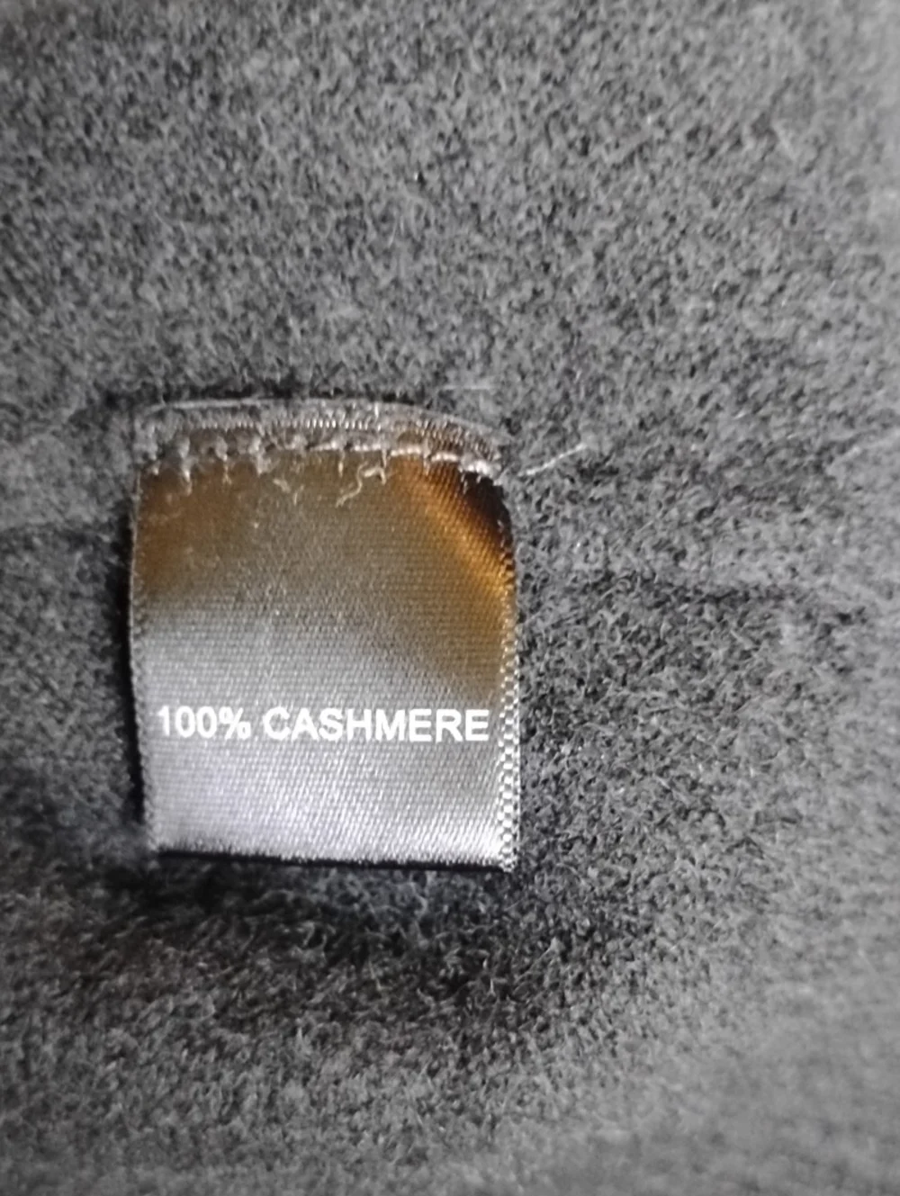 100% Cashmere- SOFT Men's Black Half-Zip Sweater